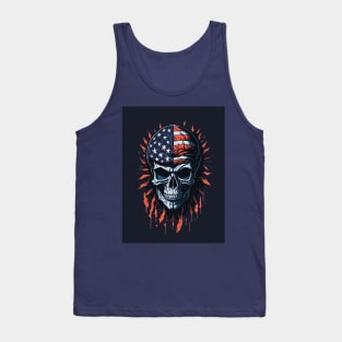 American Skull Tank Top